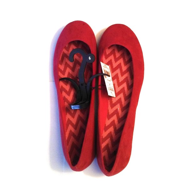 Women Red Flats Assorted Sizes