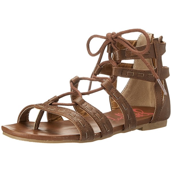 Jellypop Womens Gladiator Sandal Distress