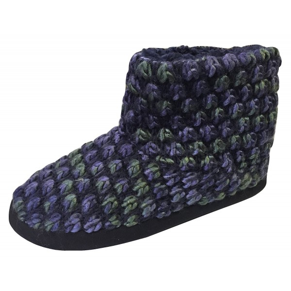 Dearfoams Womens Popcorn Slippers Peacoat