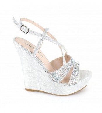 Urban Heels Rhinestone Glitter Strapped