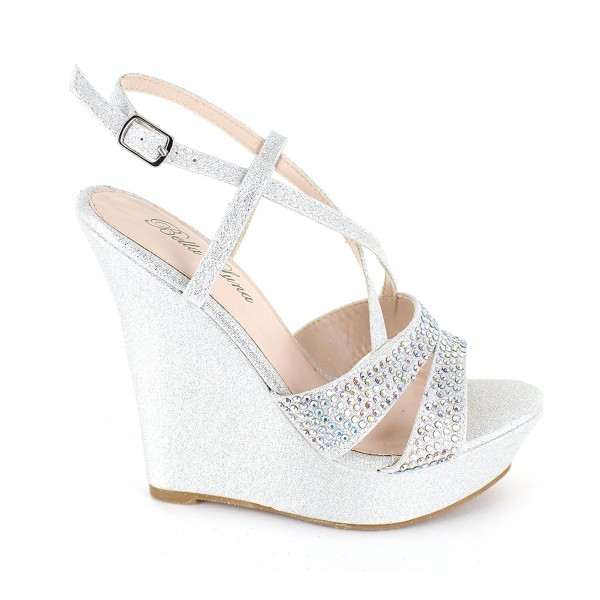 Urban Heels Rhinestone Glitter Strapped