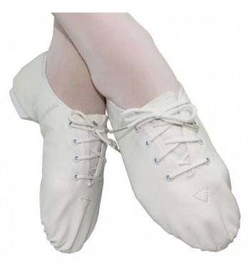 Danzcue Womens White Leather Shoes