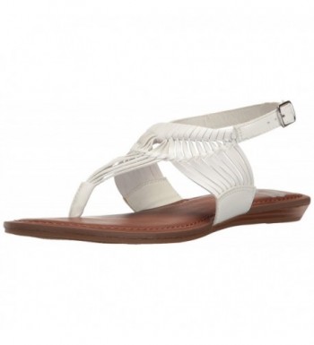 Fergalicious Womens Sadey Sandal White