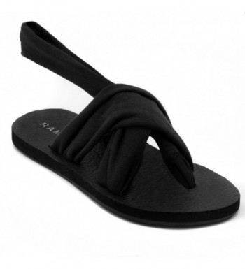 Rampage Womens Slingback Sandal Black