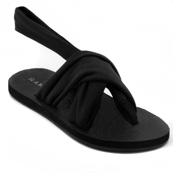 Rampage Womens Slingback Sandal Black