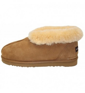 Furfurmouton Australian Sheepskin Slippers Chestnut