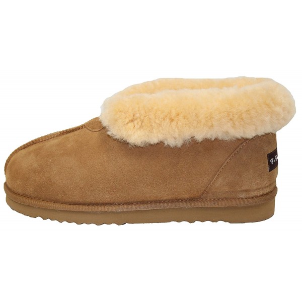 Furfurmouton Australian Sheepskin Slippers Chestnut