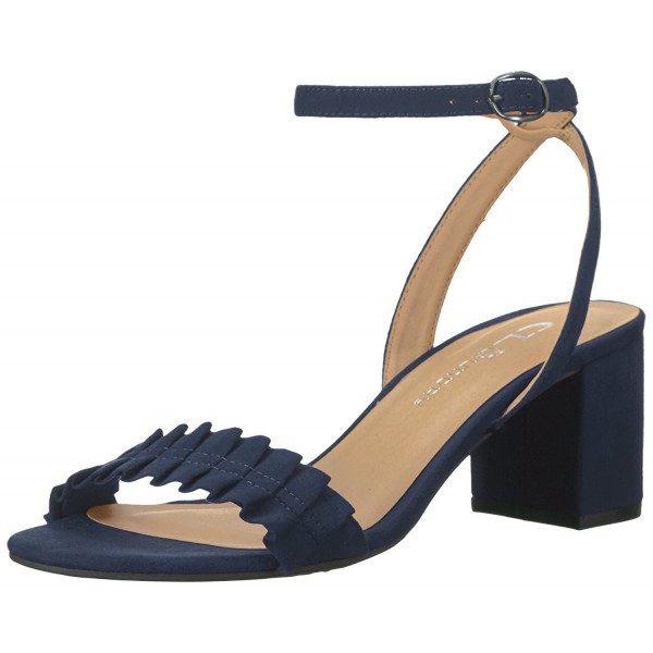 Women's Jamz Dress Sandal - Navy Suede - CS183D3QMDW