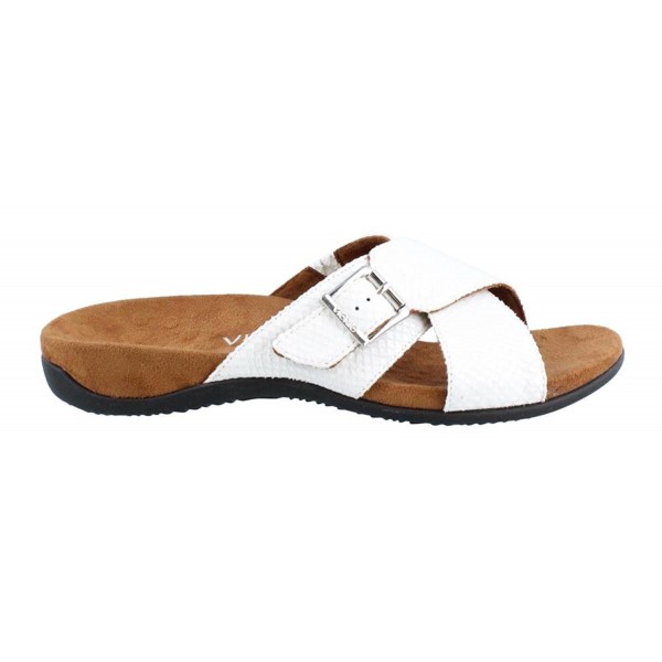 Vionic Orthaheel Womens Sandal White Snake