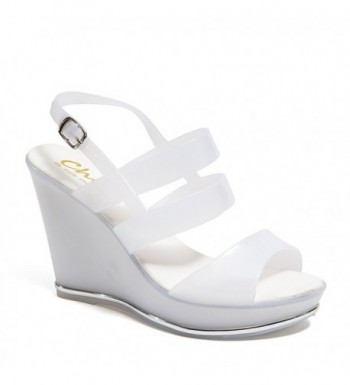 COUTURE Womens Platform Jelly Wedge