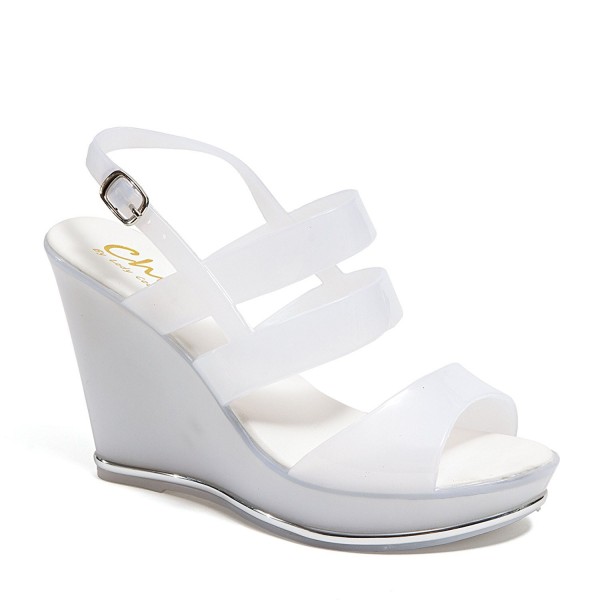 COUTURE Womens Platform Jelly Wedge