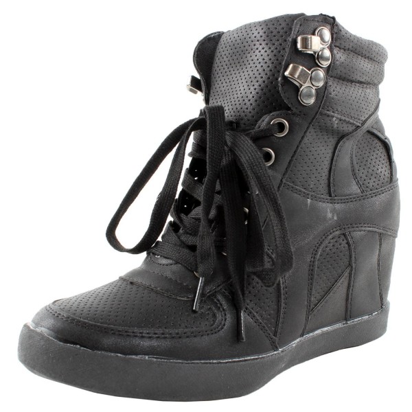 Top Moda Womens Wedge Sneakers