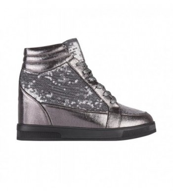 sequin platform sneakers