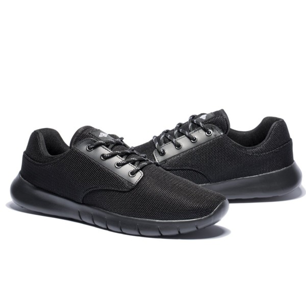 Men's Running Shoes Lightweight Breathable Sport Sneakers - All-black ...