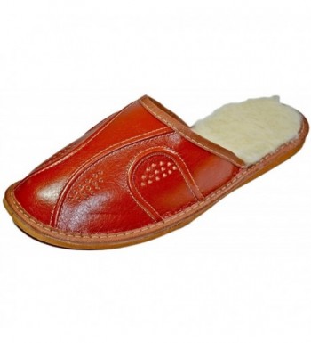 Reindeer Leather Winter Slippers Scuffs