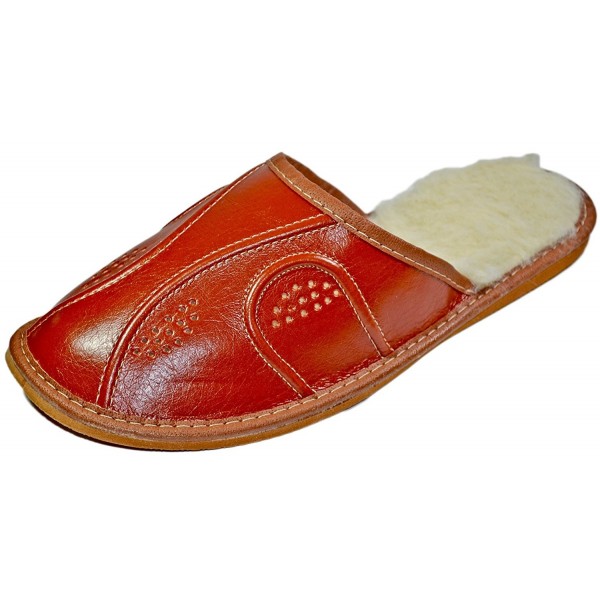 Reindeer Leather Winter Slippers Scuffs