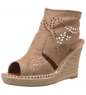 Sugar Womens Wedge Sandal Taupe