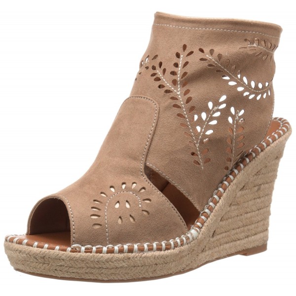 Sugar Womens Wedge Sandal Taupe