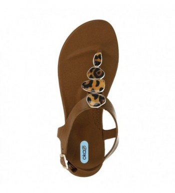 Sandal Toffee Leopard Strand OkaB