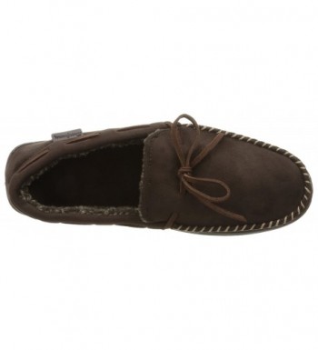 Men's Microfiber Suede Trapper Moc With Memory Foam Moccasin - Coffee ...