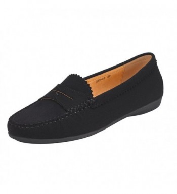 JENN ARDOR Suede Penny Loafers