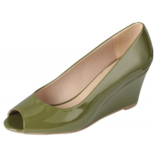Forever Link Womens Wedge Olive