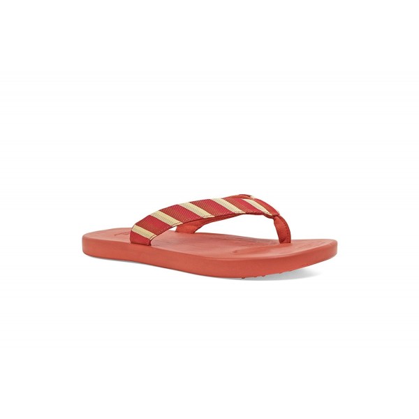 Soft Science Women's The Waterfall Stripe Flip Flops - Coral - CU12MAA91HG