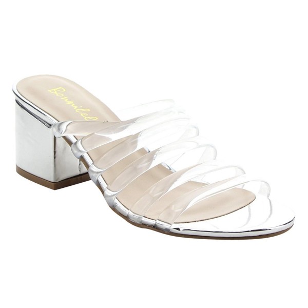 clear slip on sandals
