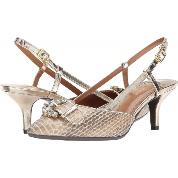 Renee Womens Reynilda Gold Taupe