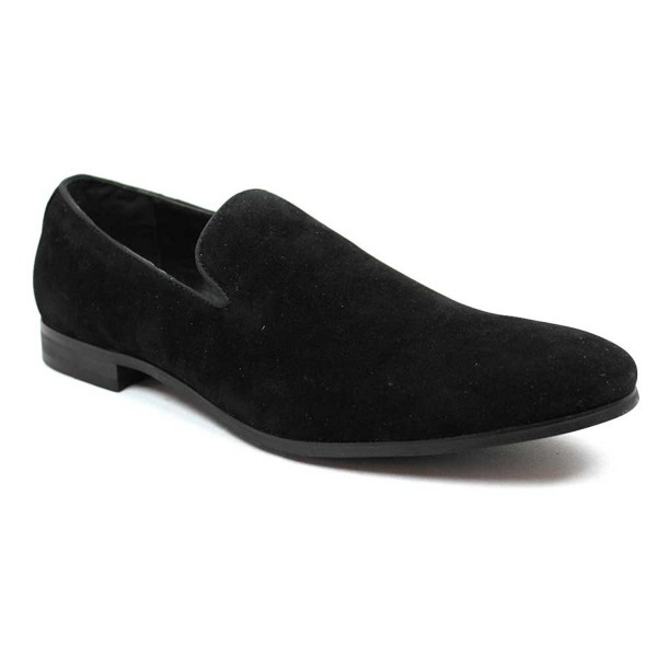 Black Suede Loafers Modern Dress