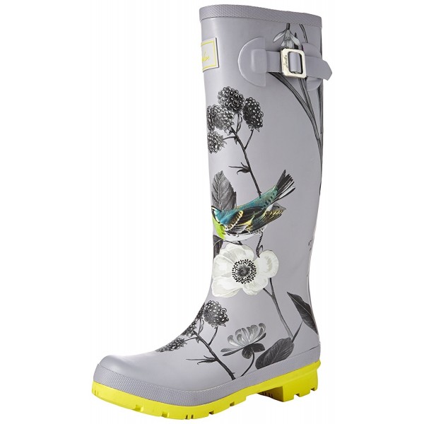 Joules Womens Welly Print Slvbrby