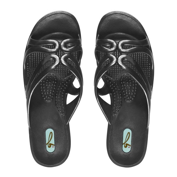 Oka-B Jasmine Spa Sandal by OkaB - Licorice - CE115YR22UR