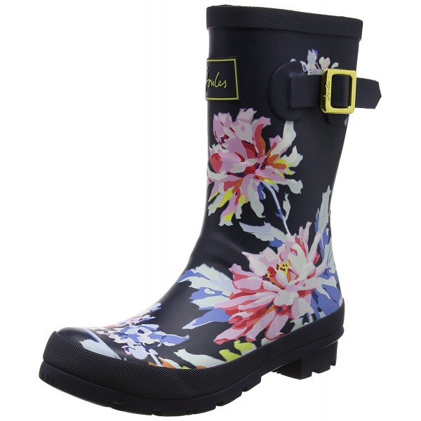 Women's Molly Welly Rain Boot - Navy Whitstable Floral - C1184YKGMDU