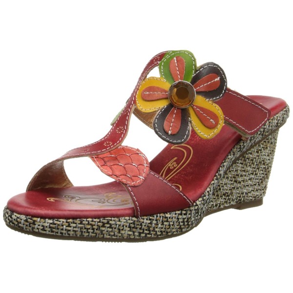 L'Artiste by Women's Riviera Sandals - Red - CS11OV2EHO5