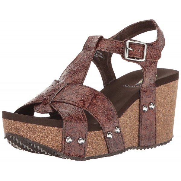 Women's Pamela Wedge Sandal - Brown - CA12O6D6J00