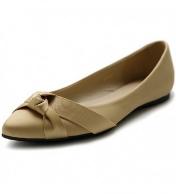 Ollio Womens Ballet Pointed G Beige