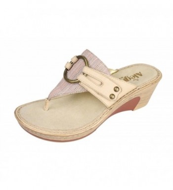 Alegria Womens Wedge Sandal Naturally