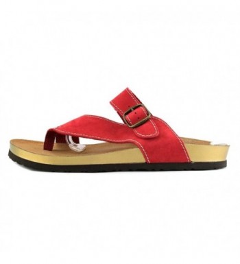 Women's Henri Thong Sandal - Red/Nubuck - CV1836ENHOD