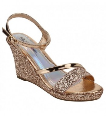 FOREVER FQ54 Glitter Wrapped Platform