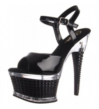 Pleaser Womens Illusion Sandal Patent