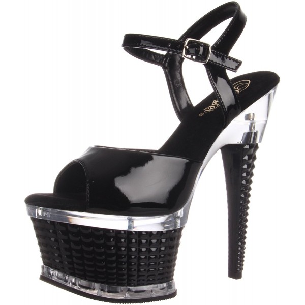 Pleaser Womens Illusion Sandal Patent