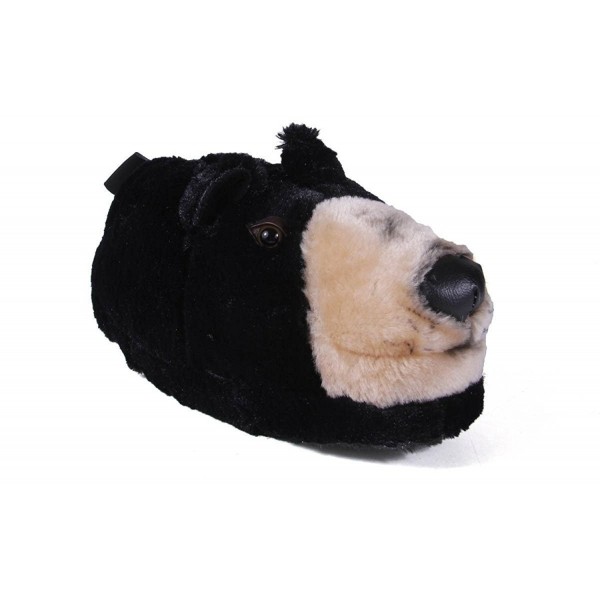 9007 4 Black Large Animal Slippers