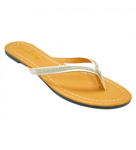 Womens Patent Sandal Sandals Rhinestone - White Rhinestone - CH185T9MMLN