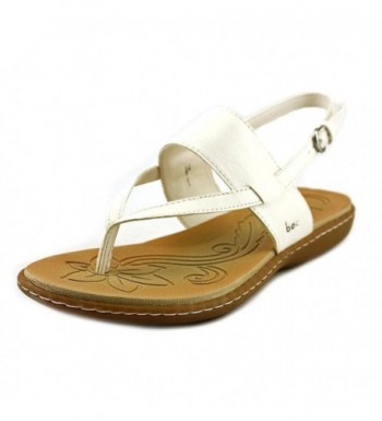 Womens Sharin White Synthetic Sandals