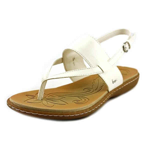 Womens Sharin White Synthetic Sandals