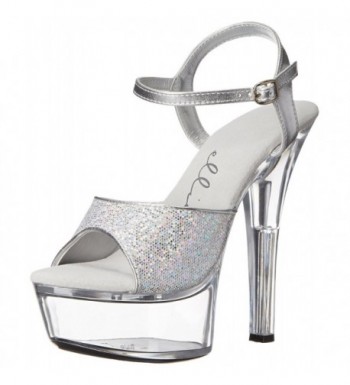 Ellie Shoes Womens Platform Glitter