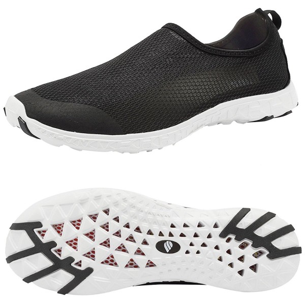 Women Aqua Water Shoes Quick Drying Lightweight Mesh Slip-On Athletic ...