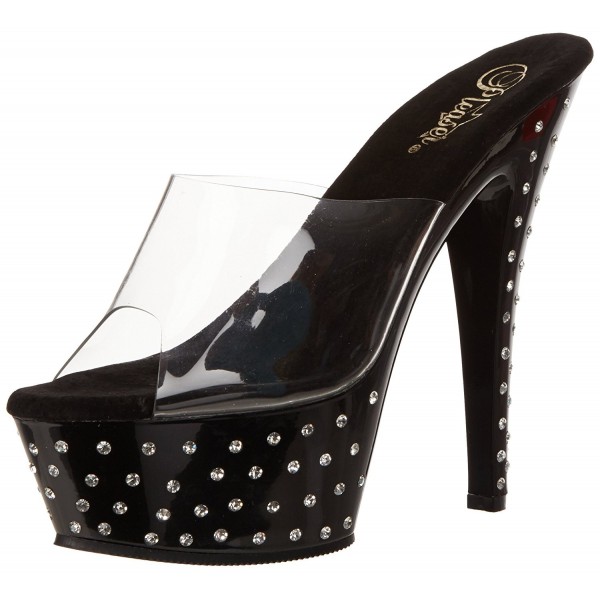 Pleaser Womens Stardust 601 Platform Sandal