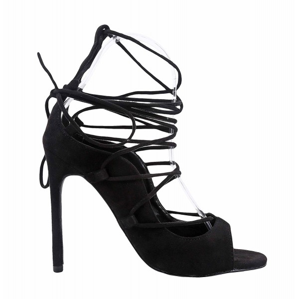 Women Ankle Stiletto Heels Sandals