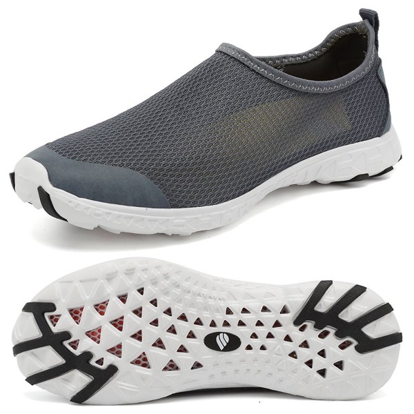 Women Aqua Water Shoes Quick Drying Lightweight Mesh Slip-on Athletic ...